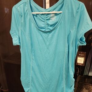 Women's Blue Athletic Top